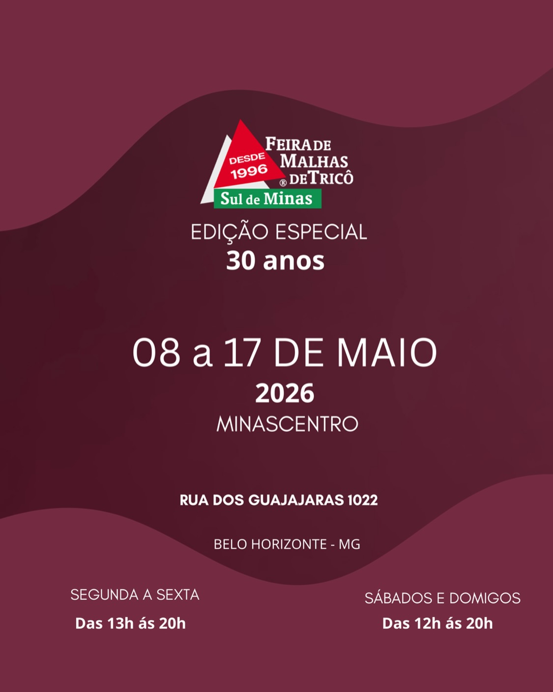 Arte de divulgação do evento