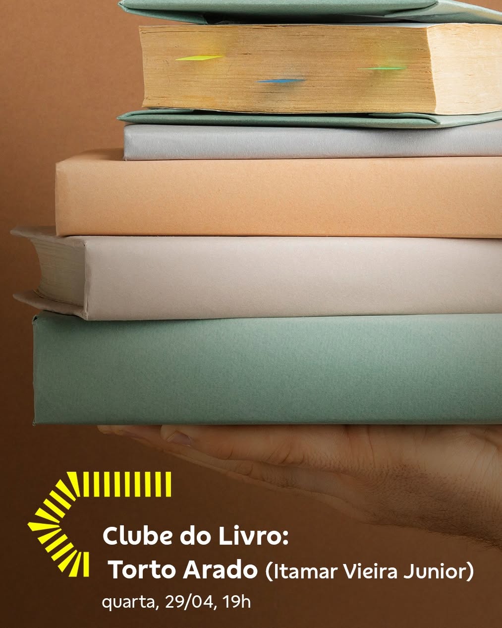 Foto de divulgação do cludo do livro no espaço CCBB