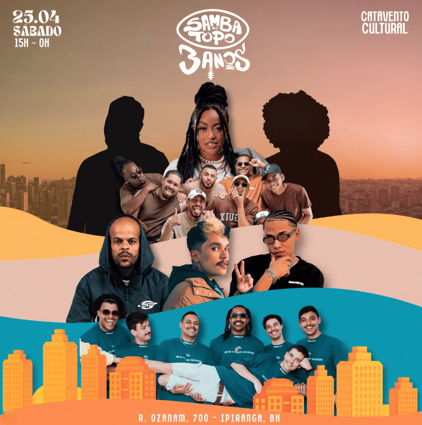 Festa: Samba no Topo - Especial 3 Anos