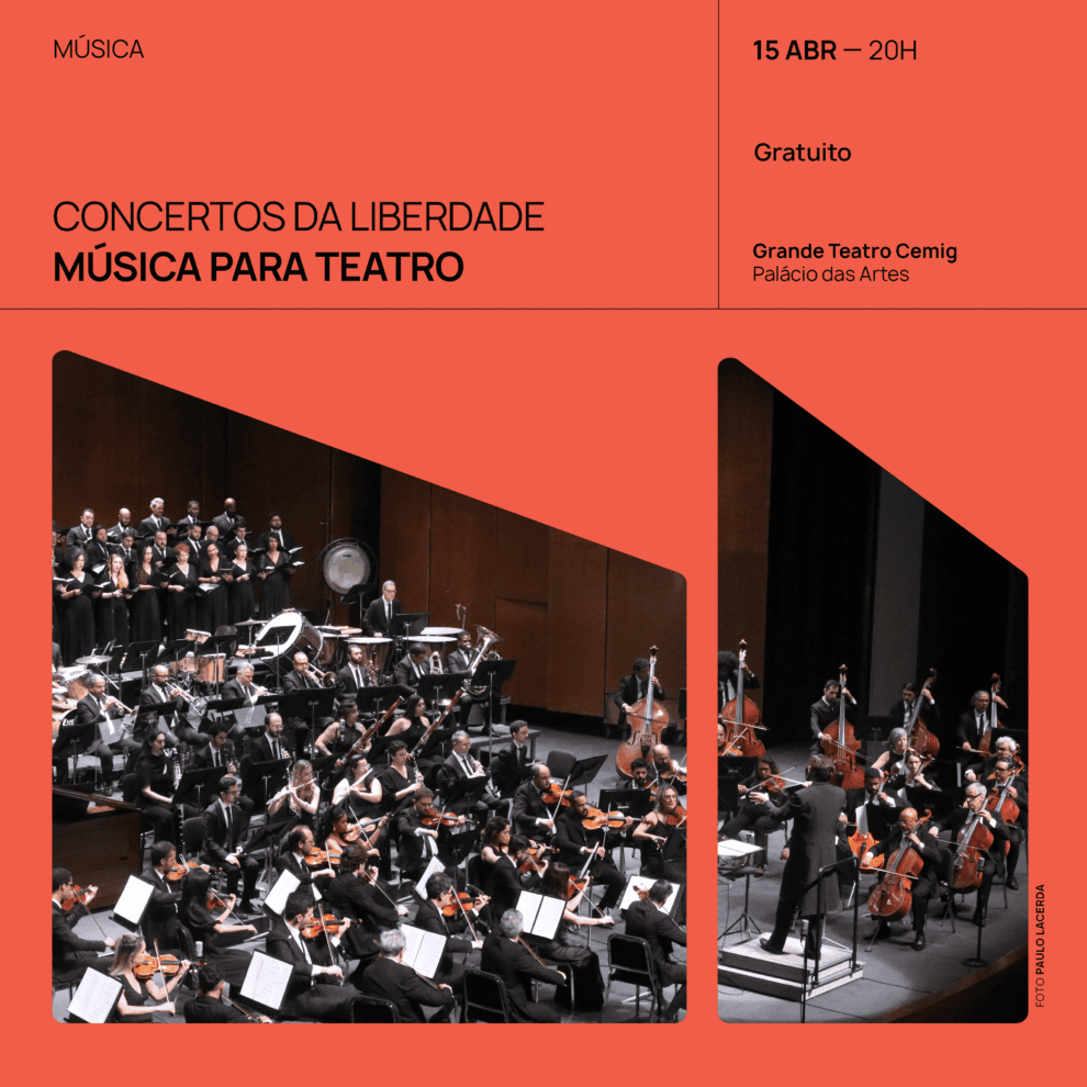 foto de capa contendo foto da orquestra, juntamente com data, local e titulo do espetaculo 