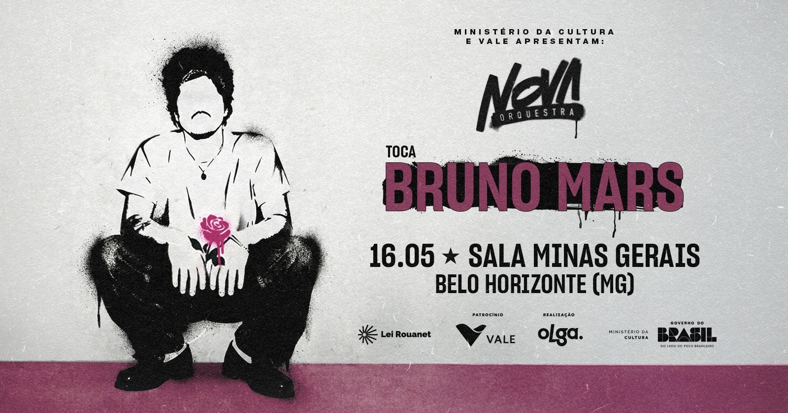 Folder da Nova Orquestra lança turnê com repertório de Bruno Mars
