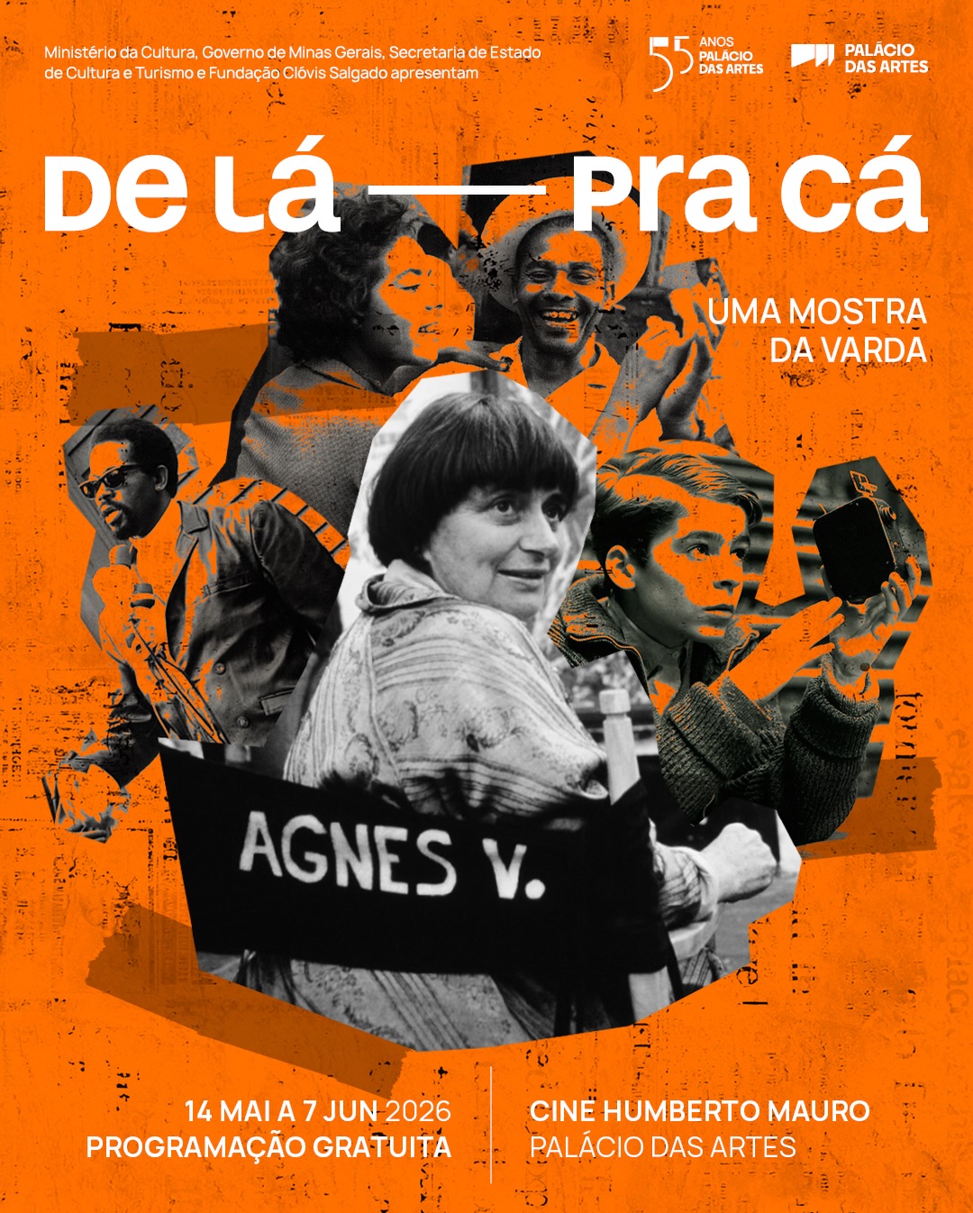 Foto de capa do cine a mostra “De Lá Pra Cá: Uma Mostra da Varda”