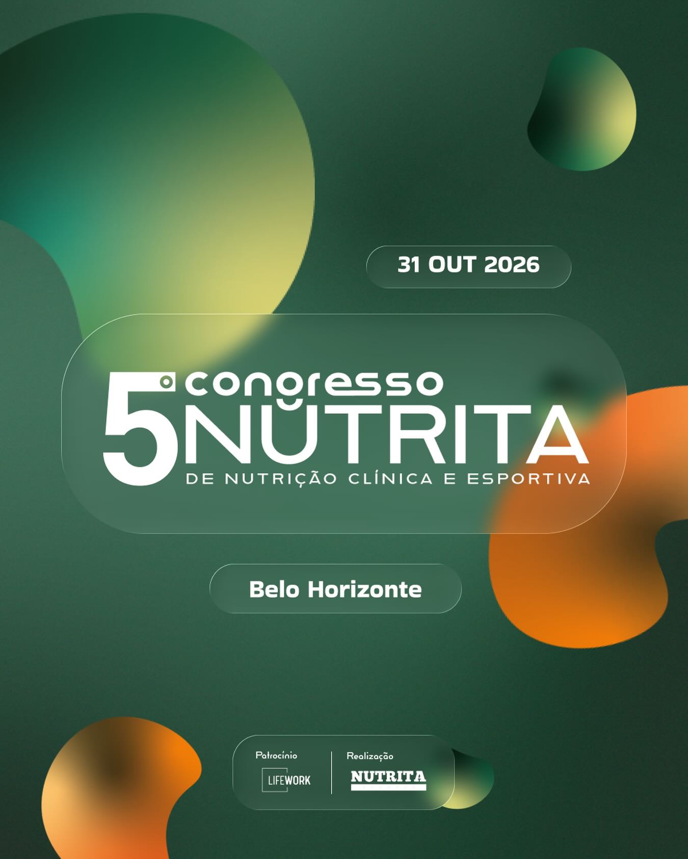 Foto de capa do 5° Congresso Nutrita no dia 31 de outubro 