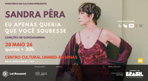 Show: Sandra Pêra - “Eu apenas queria que você soubesse”