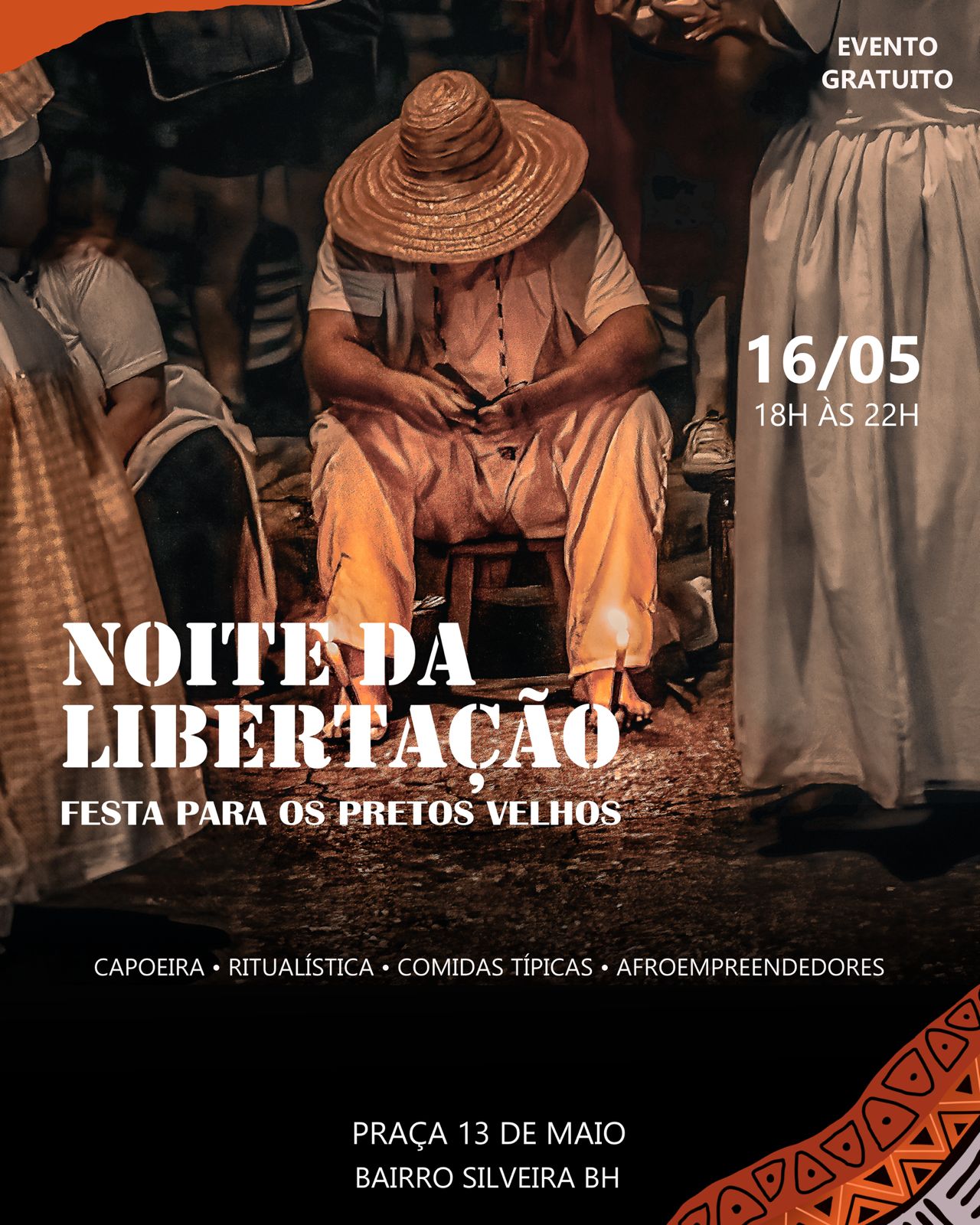 foto do Flyer do evento Noite da Libertação