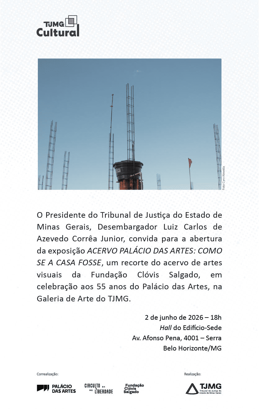 Foto de capa de divulgação para a exposição "Acervo Palácio das Artes: Como Se A Casa Fosse"