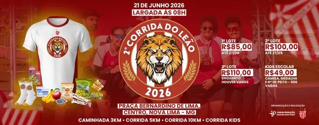 2ª Corrida do Leão 2026