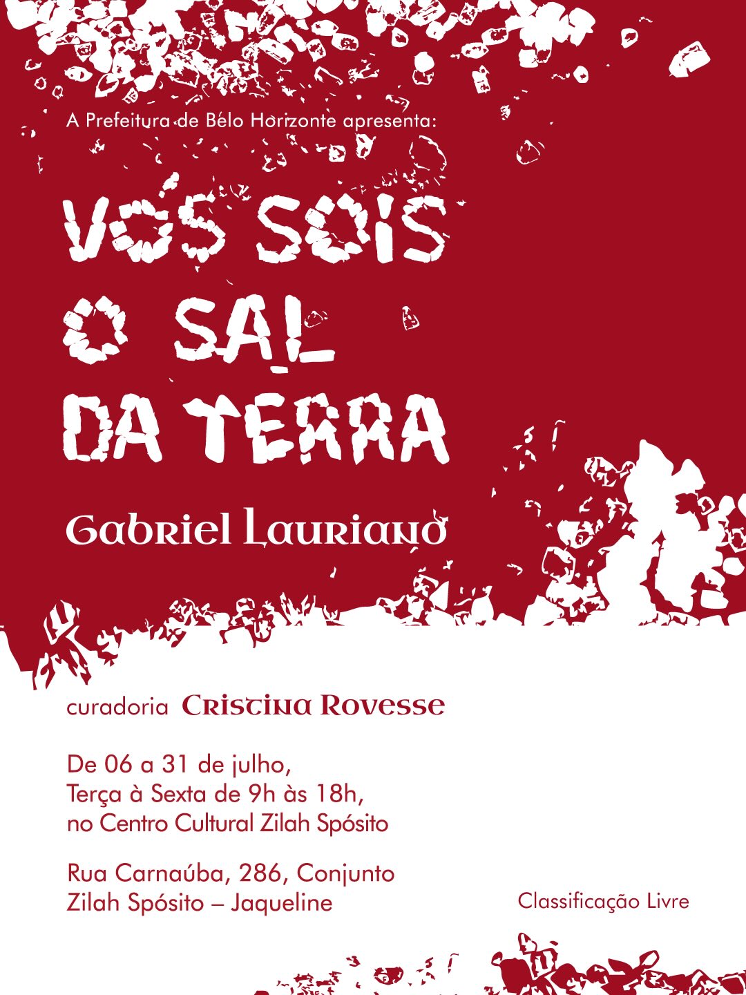 Foto de capa para a exposição "Vós Sois o Sal da Terra” de Gabriel Lauriano 