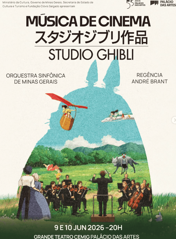 Foto de capa convidativa para o "Música de Cinema - Studio Ghibli"