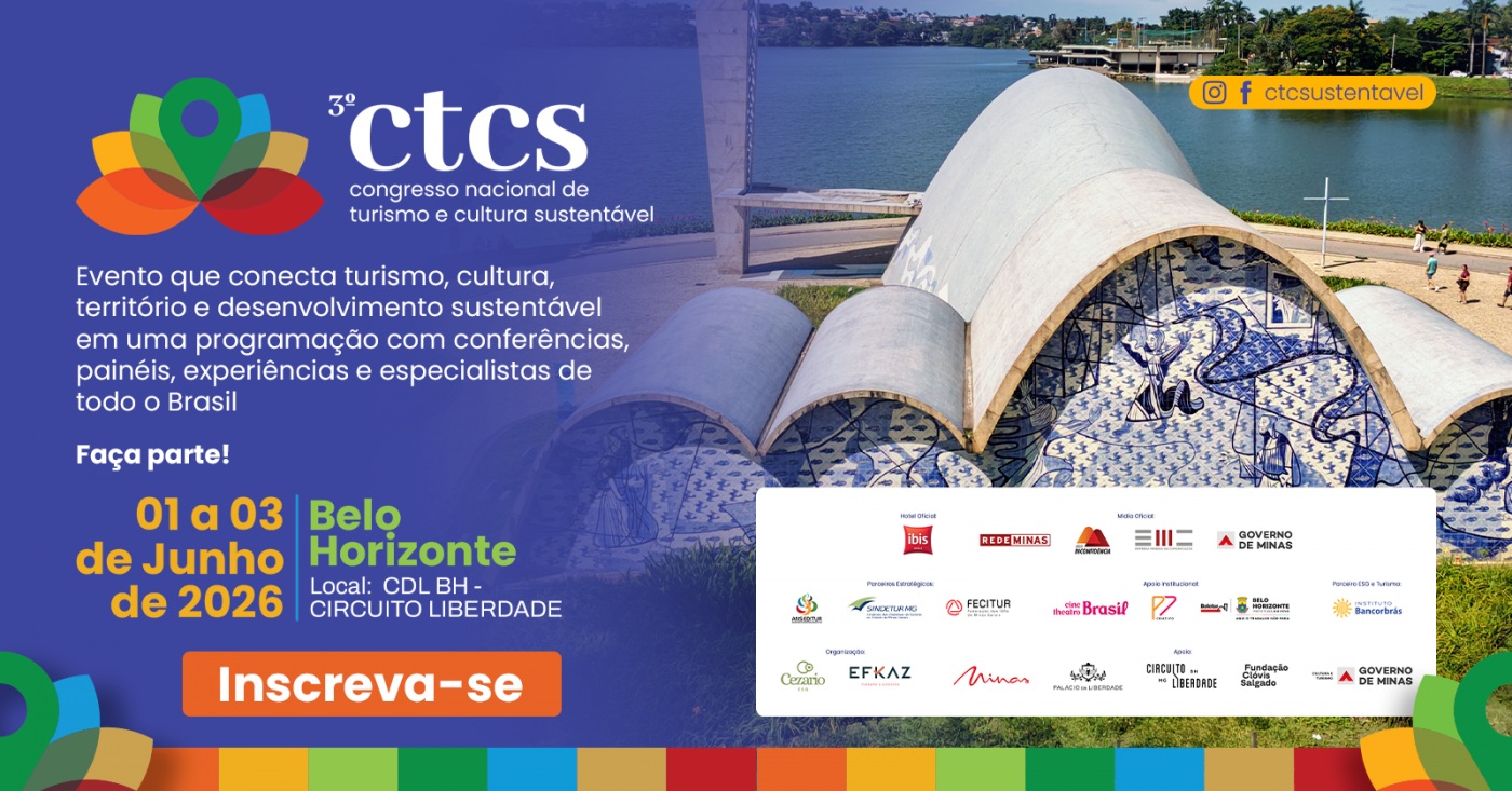 Reprodução: Sympla 3º Congresso Nacional de Turismo e Cultura Sustentável