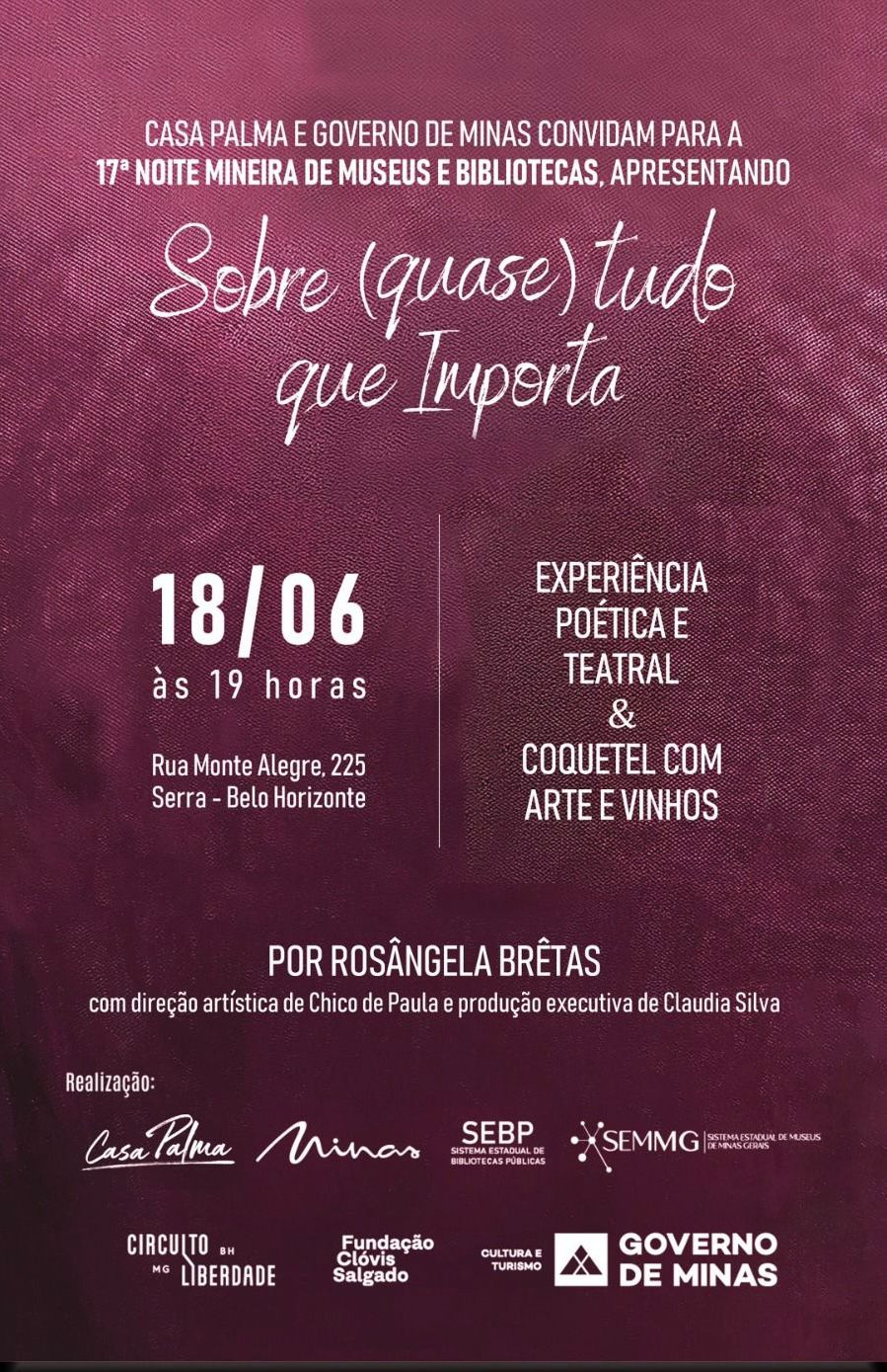 Experiência Poética e Teatral por Rosângela Brêtas