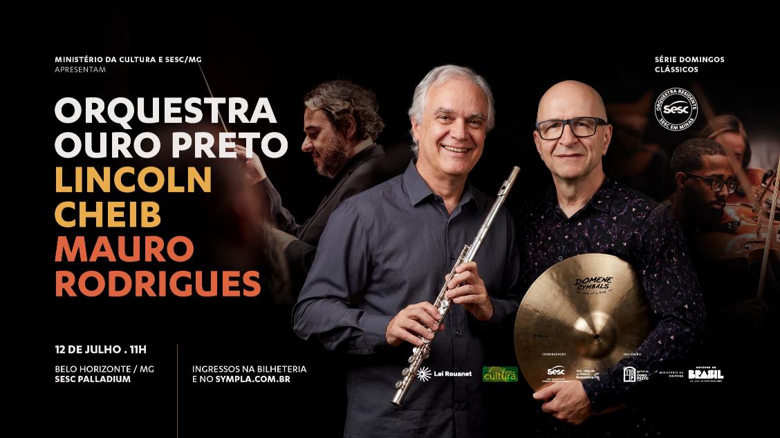 Série Alma Mineira: Orquestra Ouro Preto convida Mauro Rodrigues e Lincoln Cheib