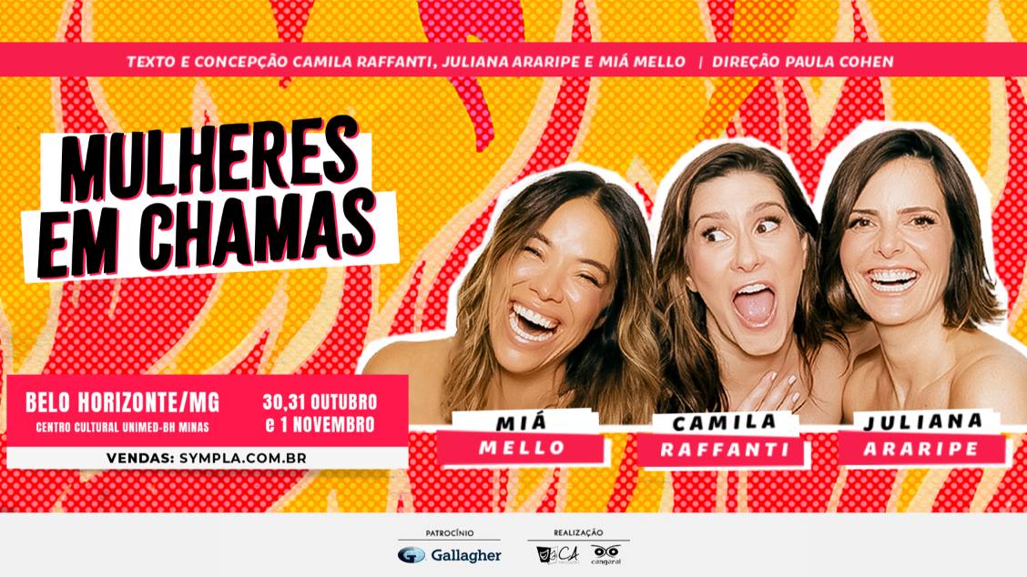 Reprodução: Sympla Espetáculo: "Mulheres em Chamas"