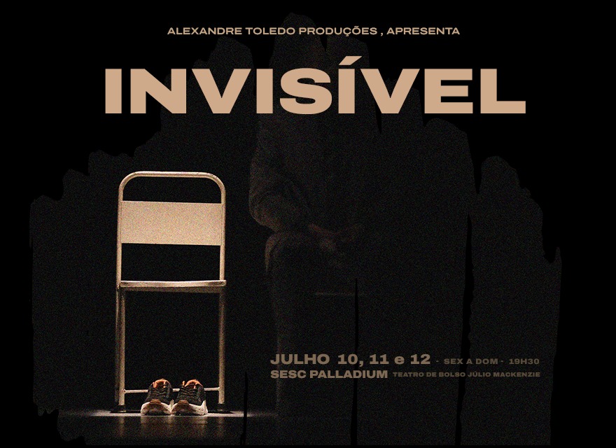 Foto de capa de divulgação para o Espetáculo "Invisível"