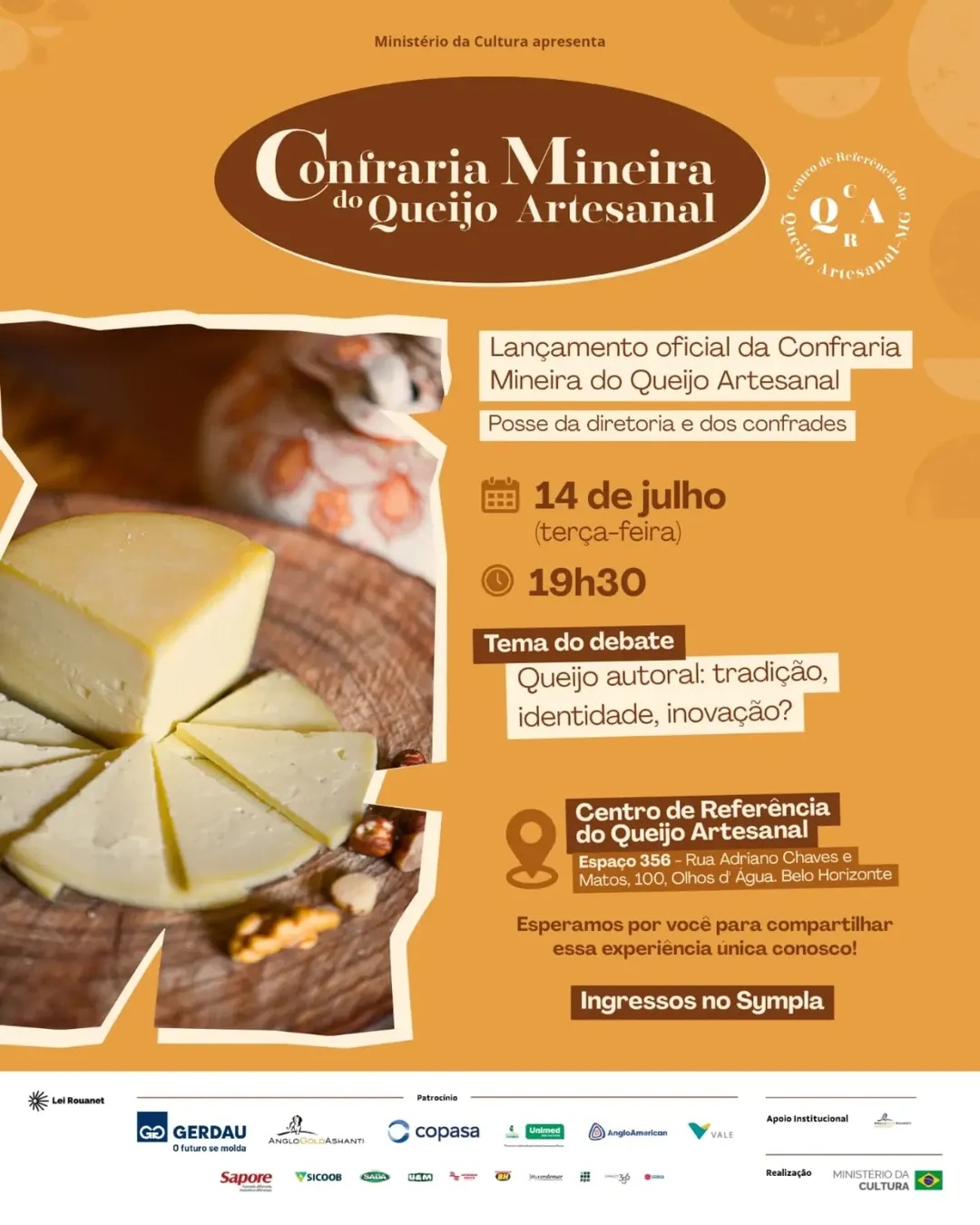 1ª Confraria Mineira do Queijo Artesanal 2026