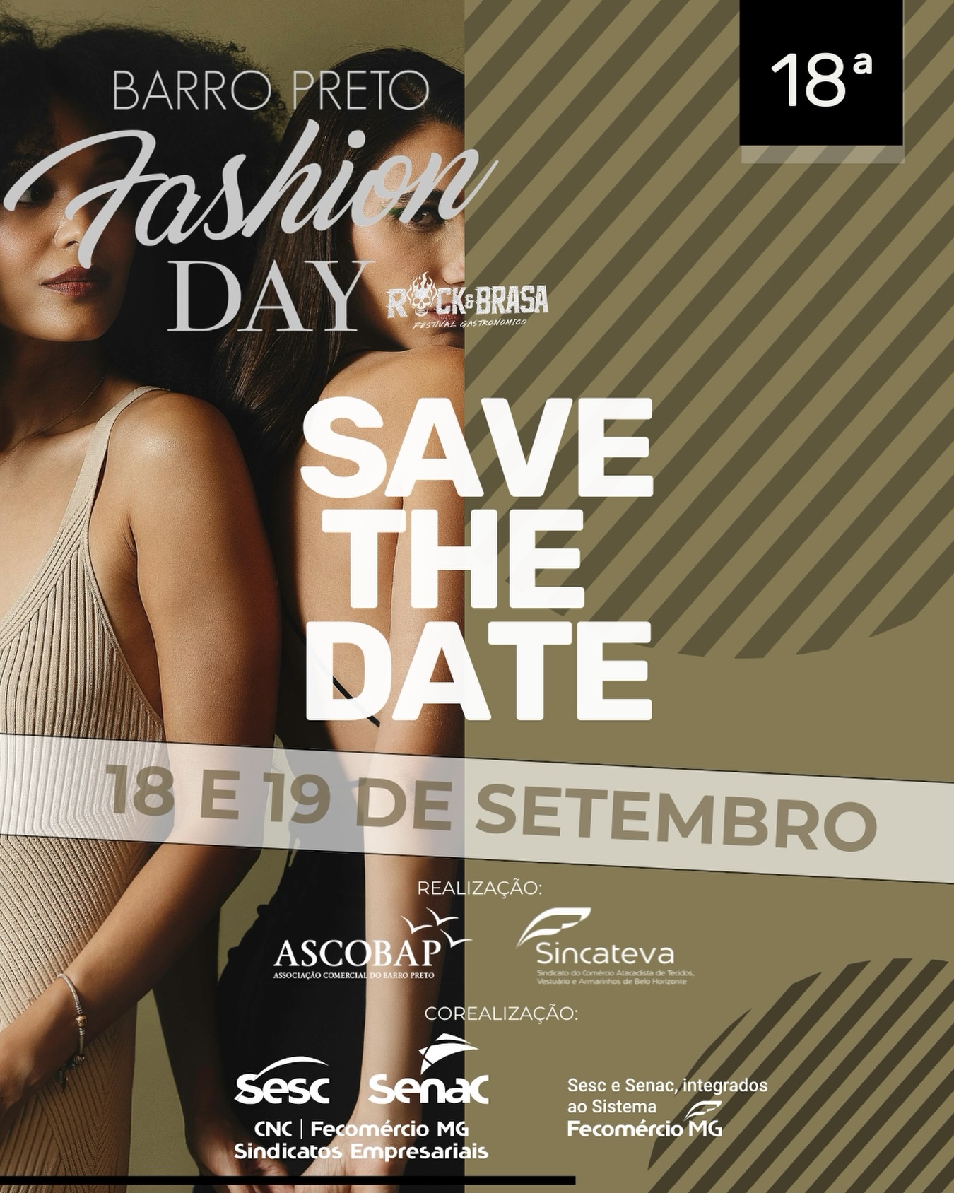 Foto de capa para o Fashion Day Barro Preto no dia 18 e 19 de setembro