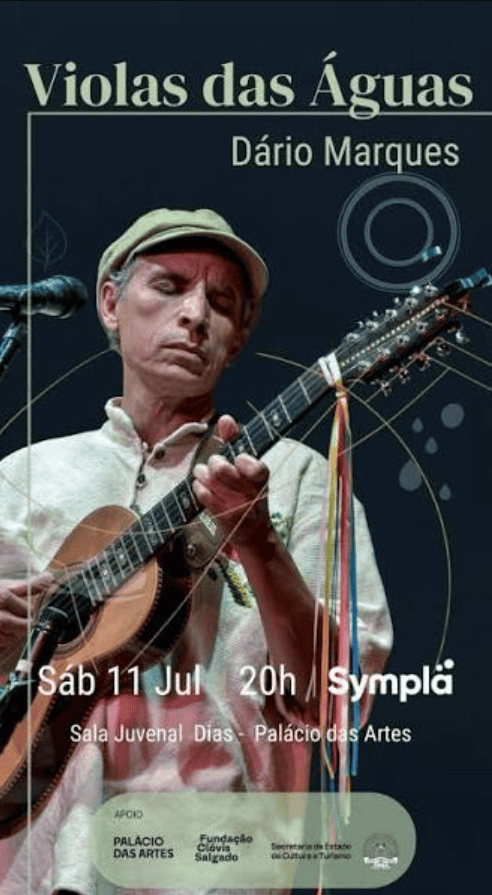Foto de capa de divulgação para o show do cantor Dário Marques 