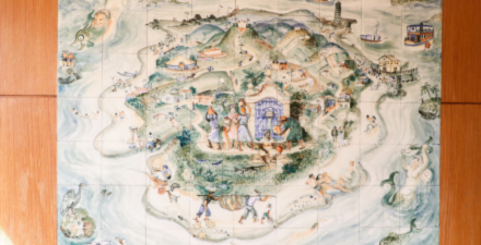 Oficina de azulejo no Museu Casa Kubitschek