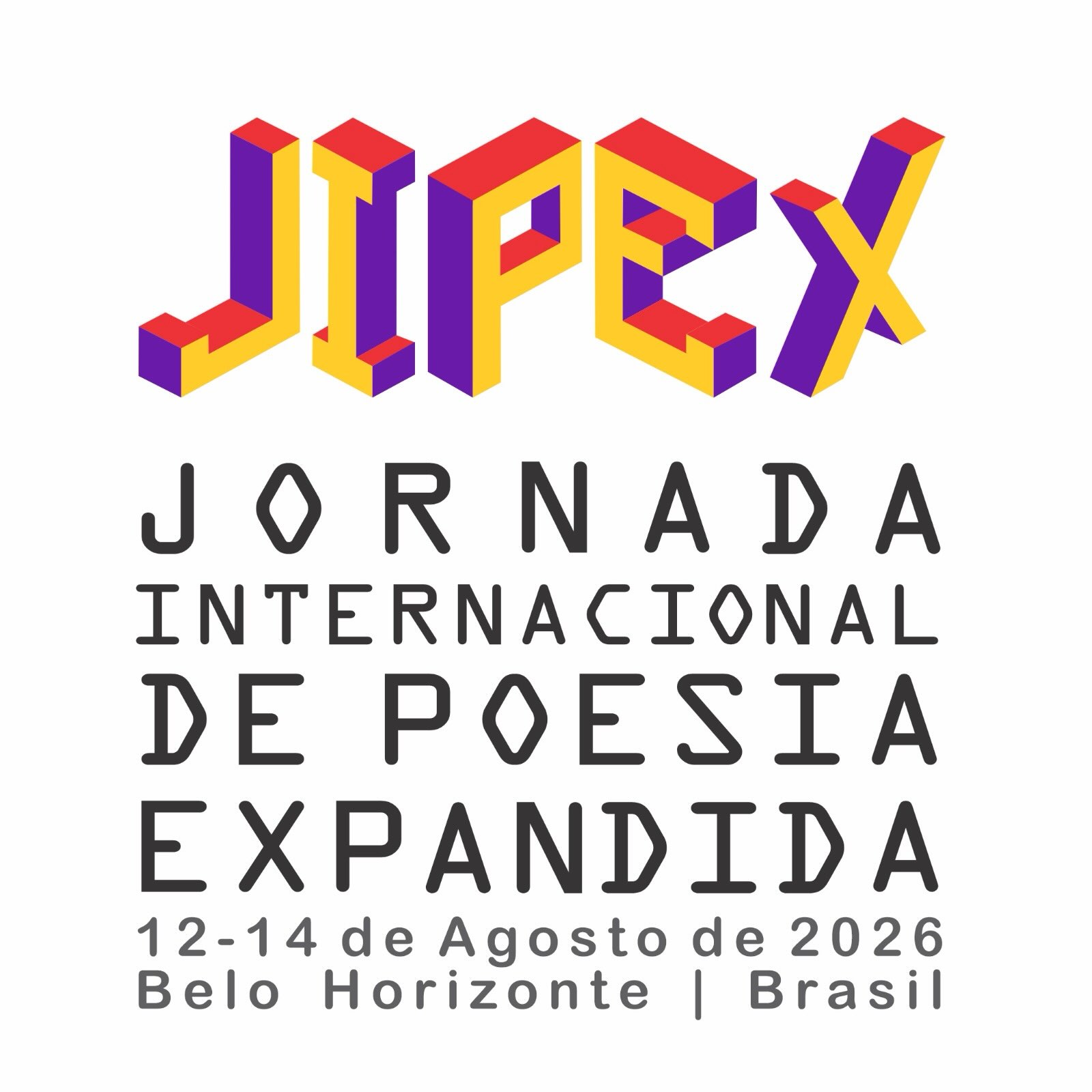 JIPEX – I Jornada Internacional de Poesia Expandida 2026