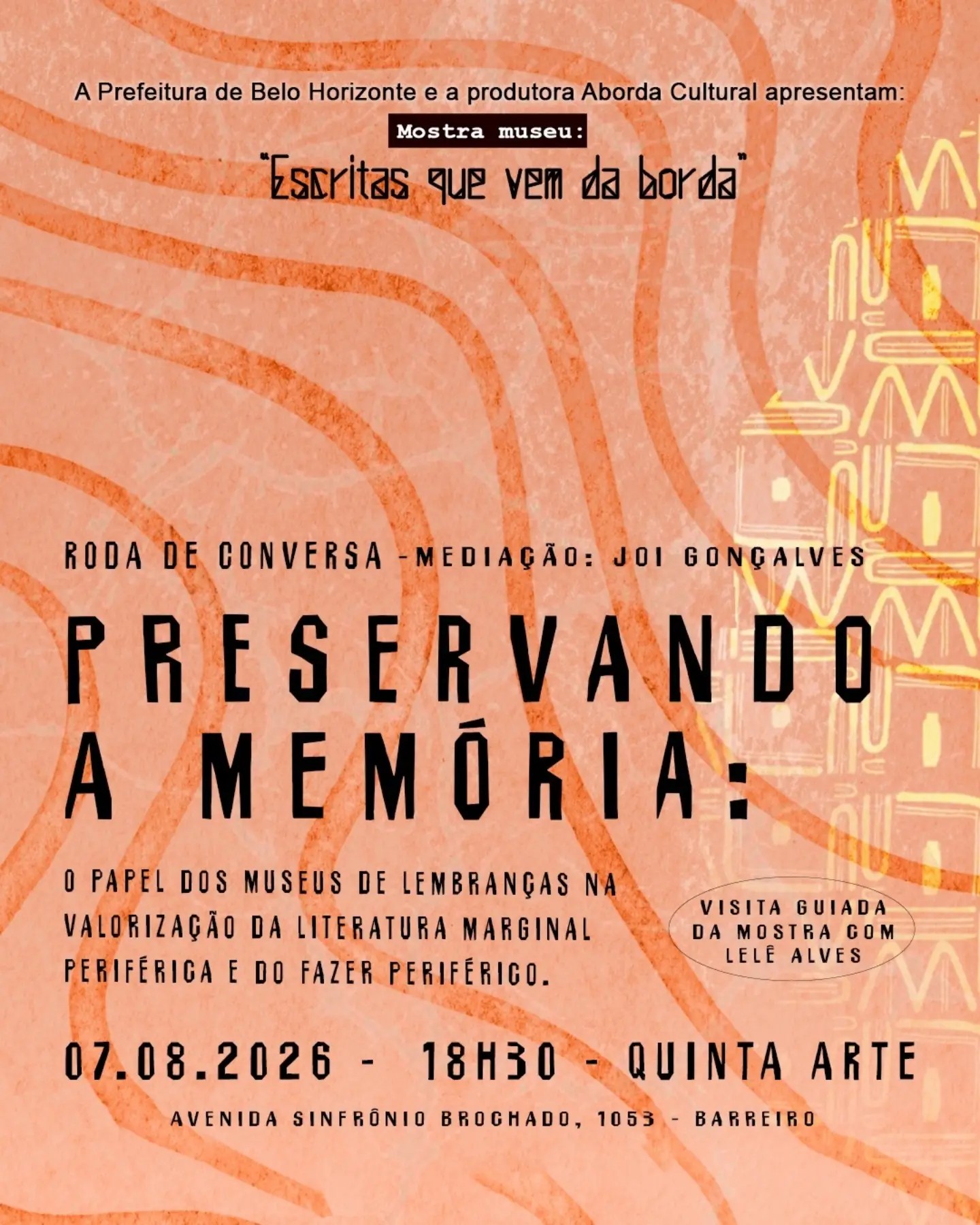 Mostra Museu: Escrita que vem das bordas