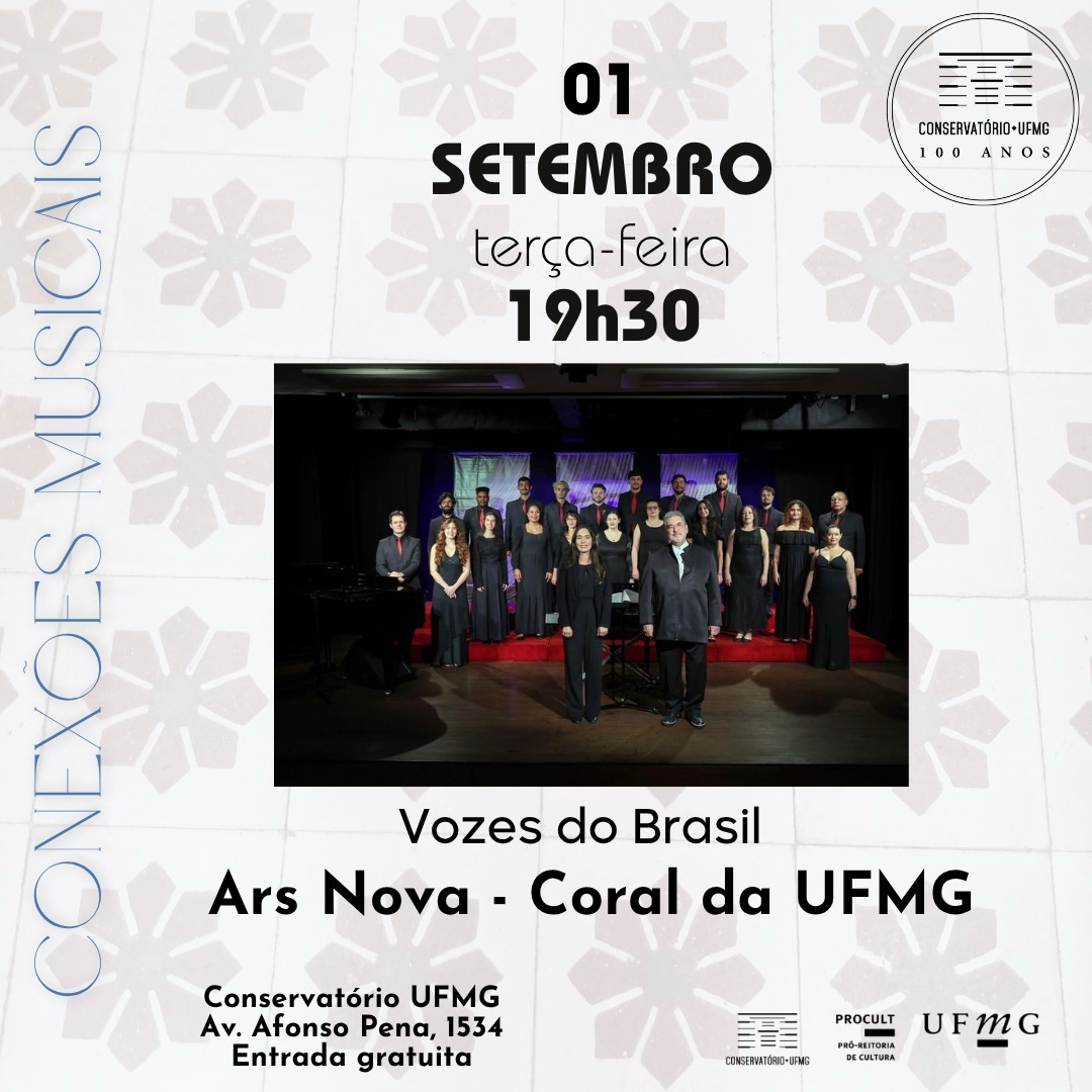 Foto de capa do evento do coral da ufmg no dia 1 de setembro