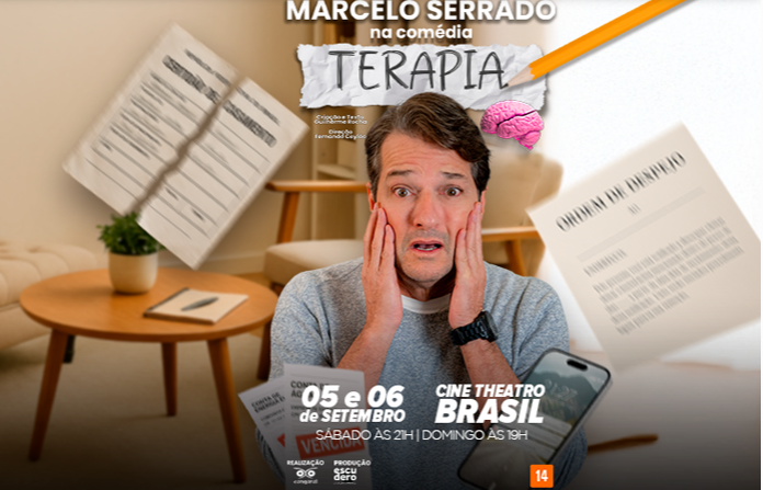 Espetáculo: Marcelo Serrado em "Terapia" 