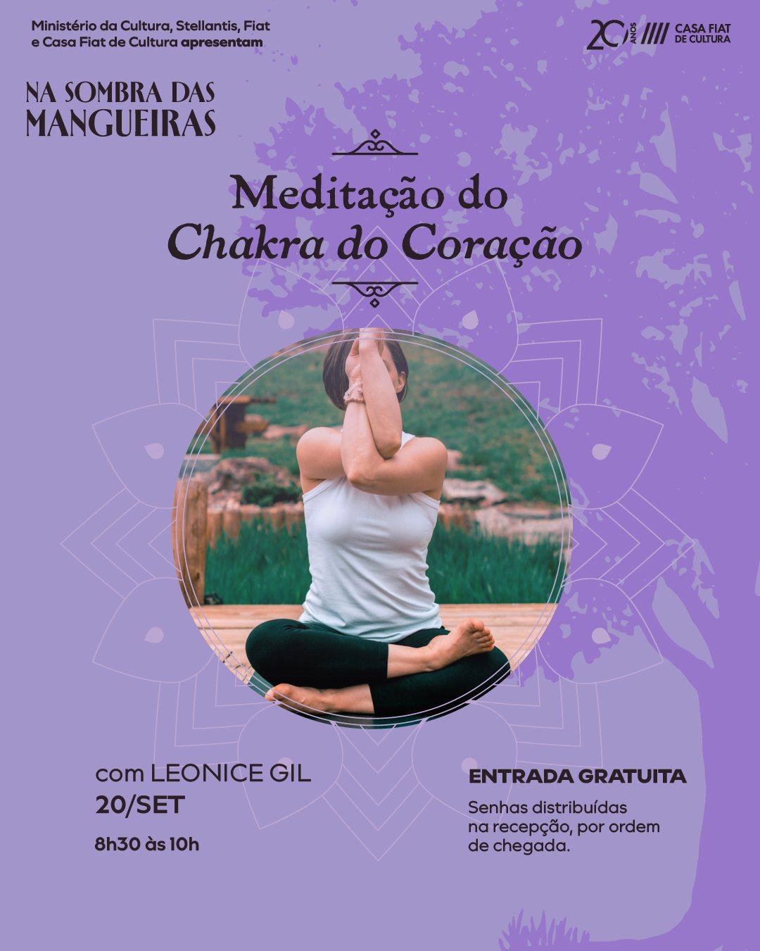 Foto de capa para o evento de meditação na casa fiat de cultura no dia 20 de setembro 