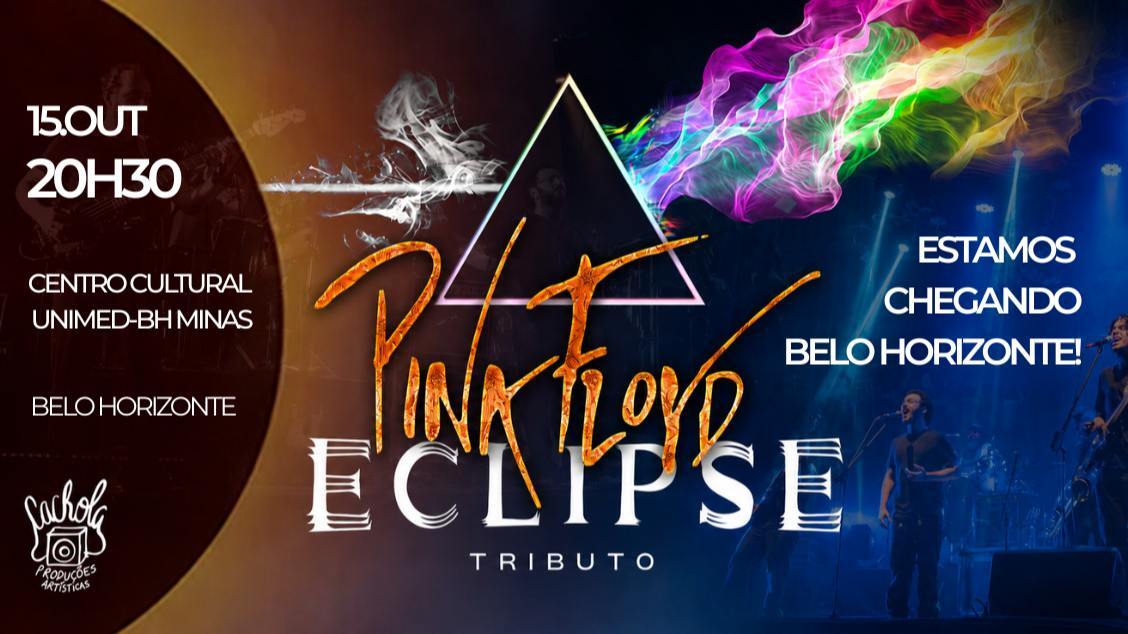 Foto de capa para o show a tributo da banda Pink Floyd no dia 15 de outubro