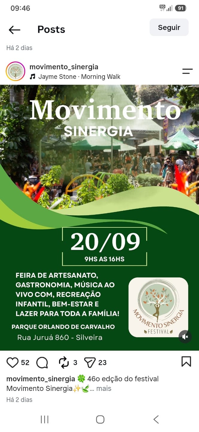 Festival Movimento Sinergia