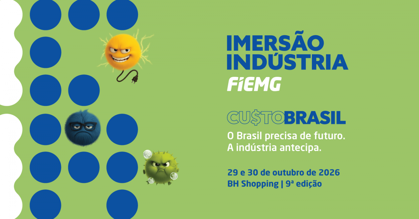 Foto de capa para a 9ª edição do Imersão Indústria - Custo Brasil 
