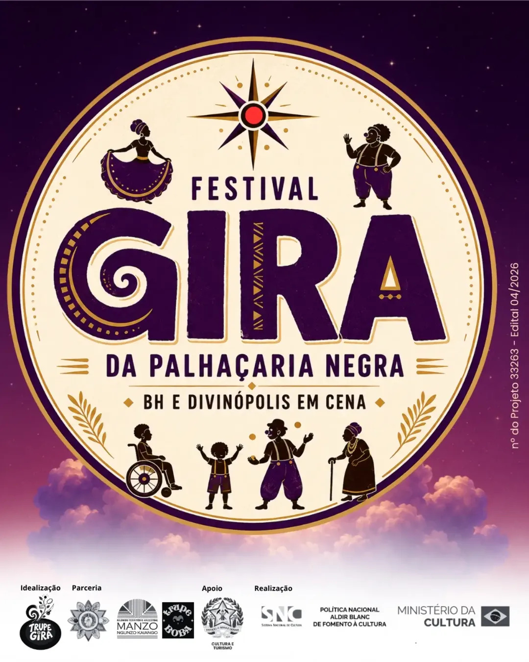 Foto de capa do Festival Gira da Palhaçada Negra 