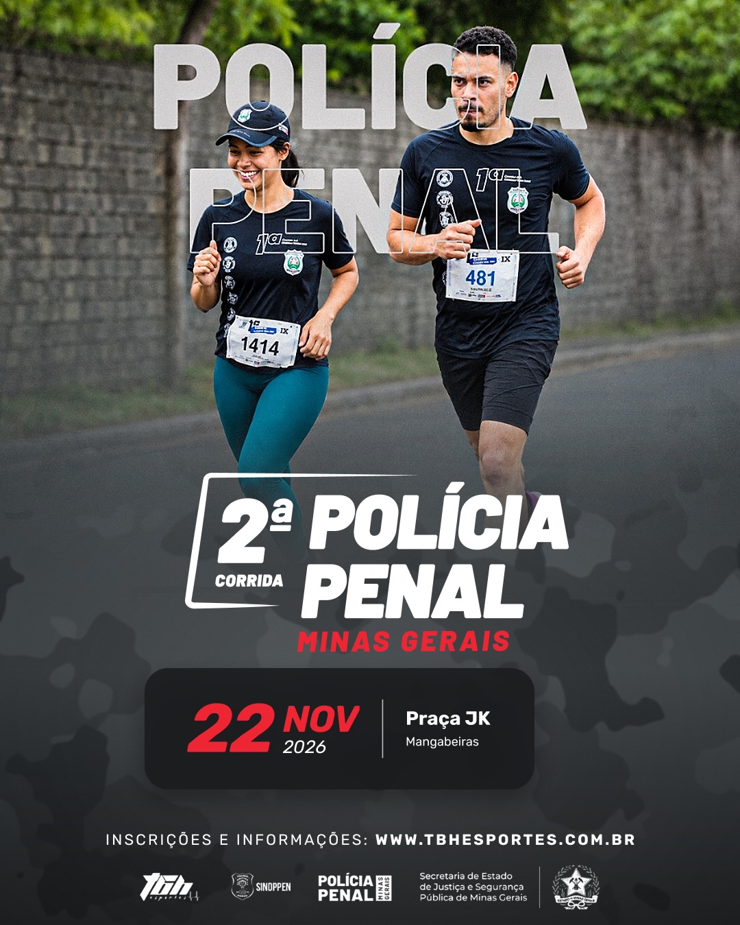 Foto de capa para a 2ª Corrida Policia Penal no dia 22 de Novembro
