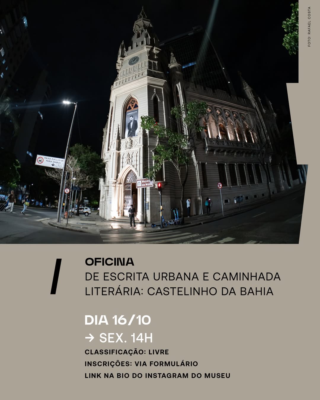 Foto de capa de divulgação do evento contendo data, local e horário