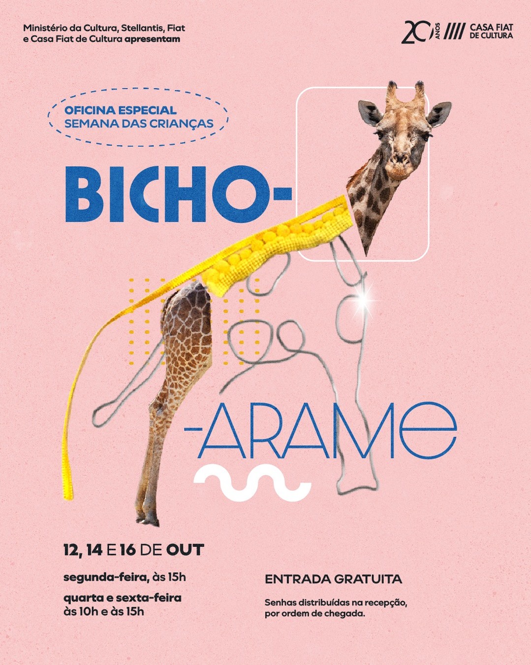 Foto de capa para a oficina na casa fiat de cultura, nos dias 12,14 e 16 de outubro 