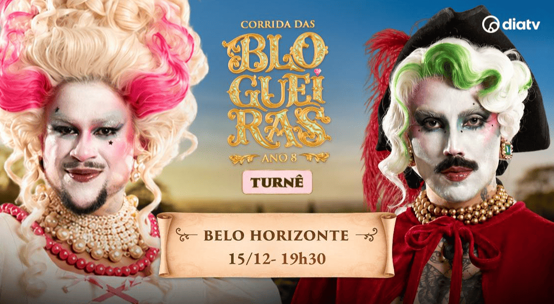 Foto de capa para a turne "Corrida das Blogueiras" no Minascentro, dia 15 de Dezembro 