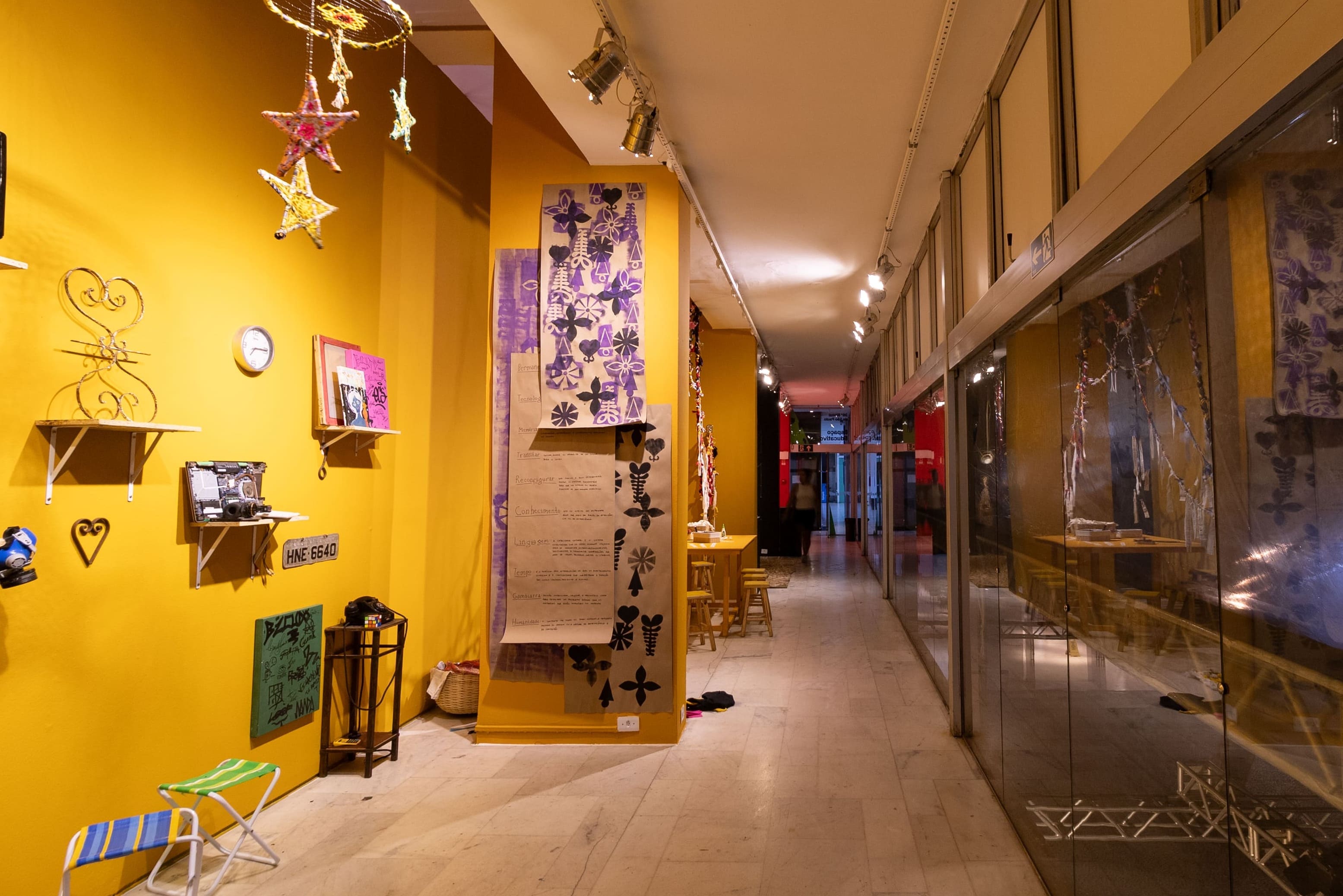 Foto da exposição no Palácio das Artes