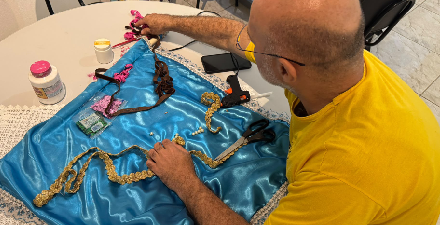 Oficina Bandeiras e Estandartes com Cleiton Gós - Educador do MUQUIFU