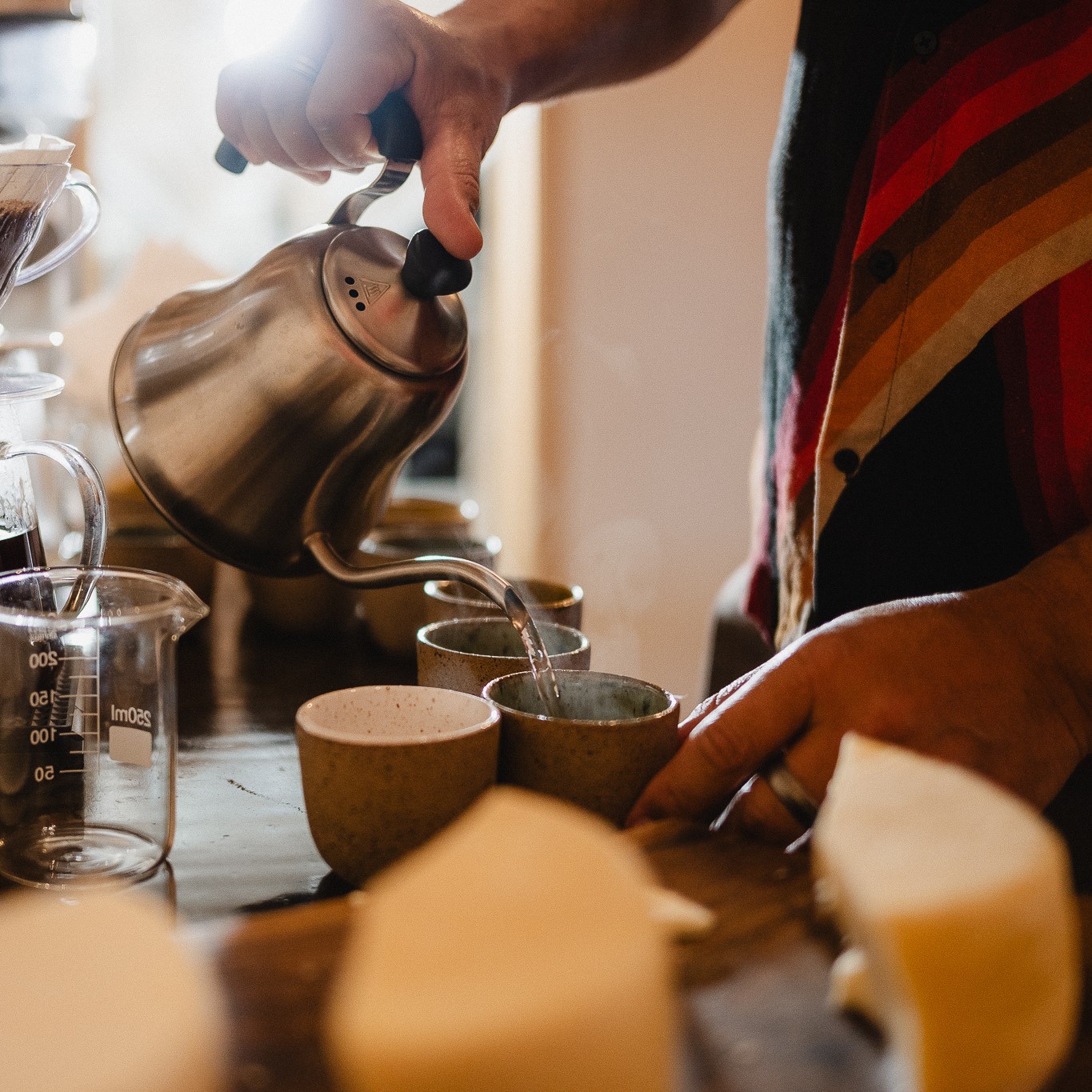 Degustação orientada de cafés especiais e queijos mineiros