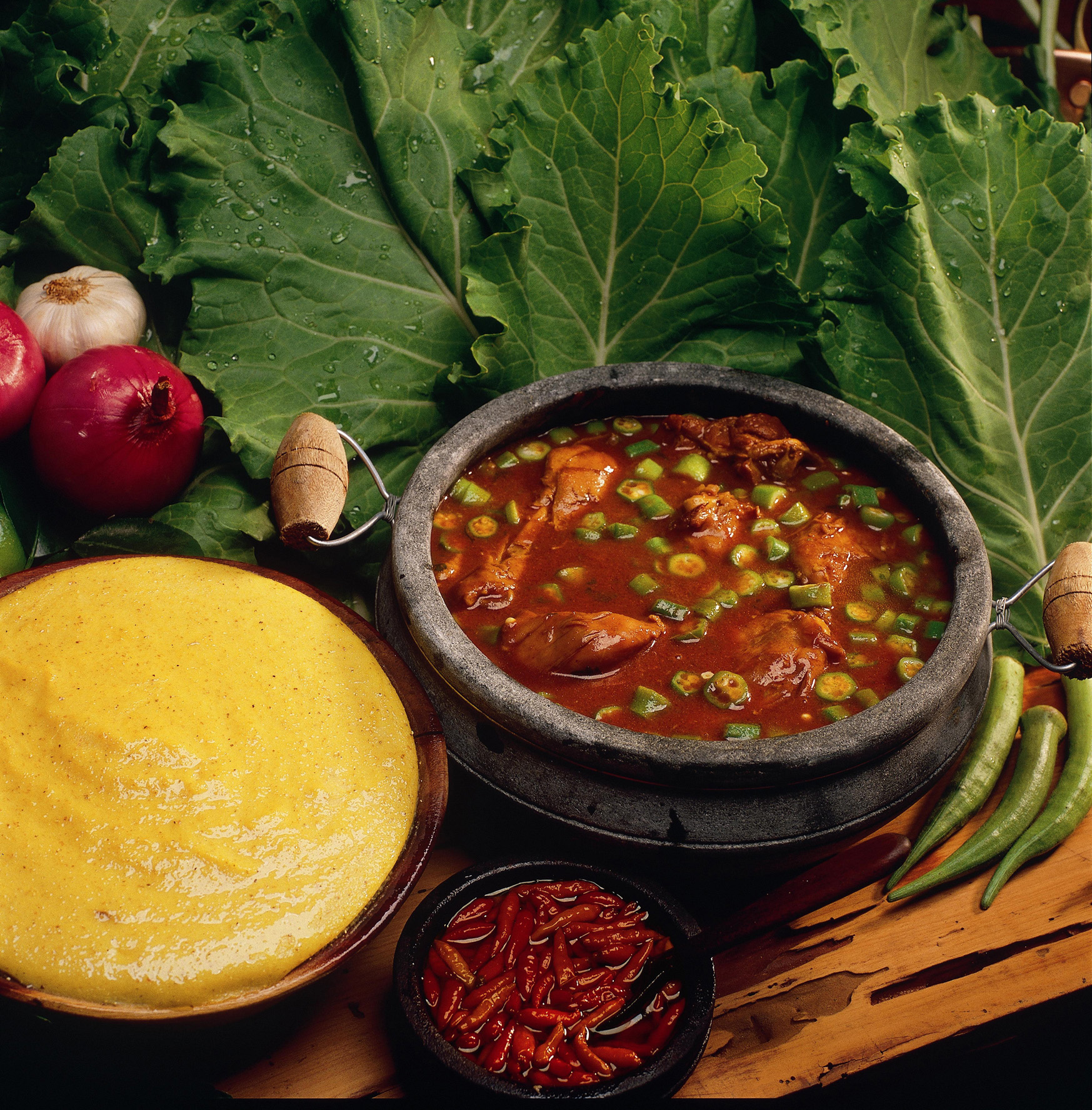 Frango com quiabo - Restaurante Dona Lucinha