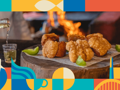 Imagem de um prato de torresmo