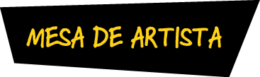 Bot&atilde;o mesa de artistas