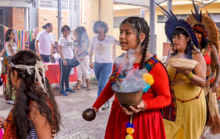 Foto: Bianca Martins Atração Indígena no Dia dos Povos Originários