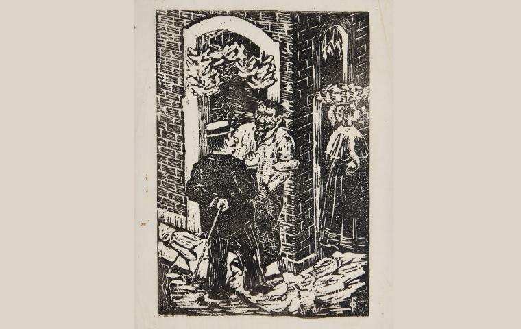 Linóleo, 1944 - 7,8 X 8,8 cm