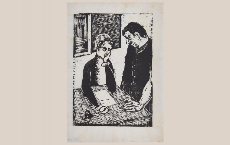 Linóleo, 1944 - 11 X 15 cm