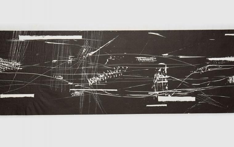 Xilogravura sobre papel, 1958 - 84,5 x 29,7 cm