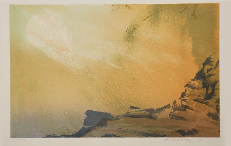 Litografia sobre papel, 1985 - 66 x 42 cm