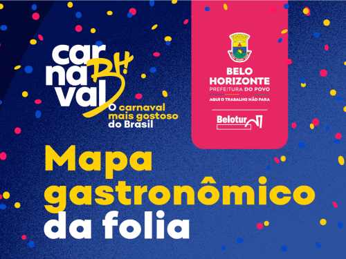 Imagem com o título Mapa gastronômico da folia