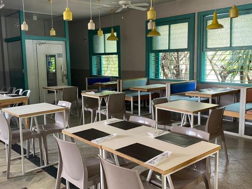 Foto da parte interna do restaurante Isto e aQuilo 