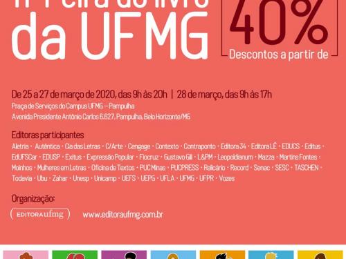 11ª edição da Feira do Livro da UFMG 