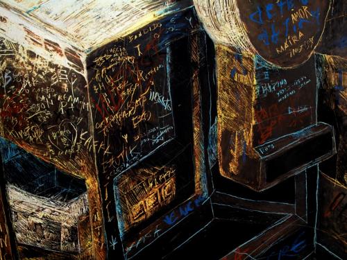 Exposição “Quando a noite chegar desliguem as máquinas”, do artista Lucas Ero